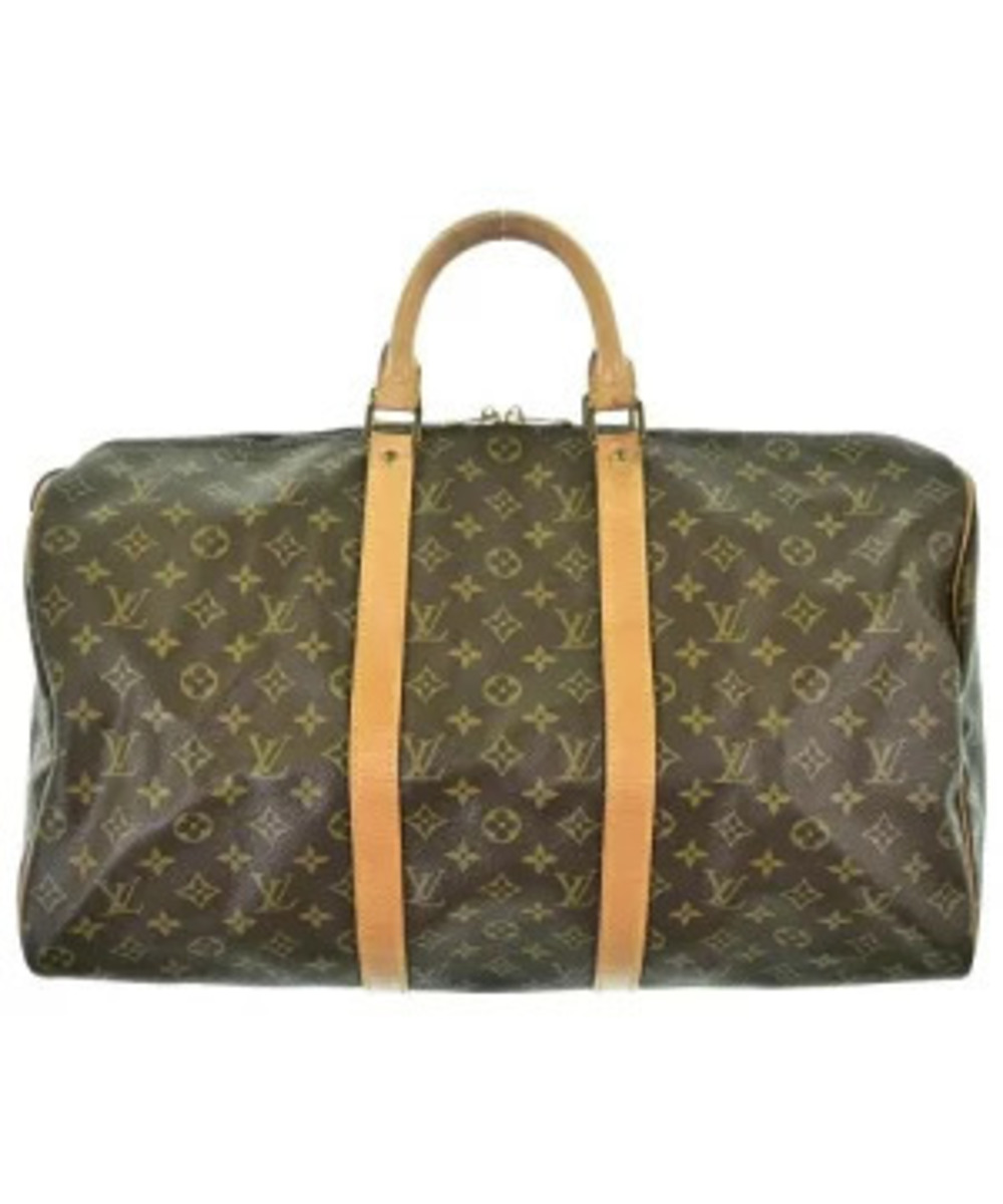 Louis Vuitton Monogram Keepall Bandouliere duffle bag Brown
